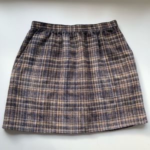 Vintage plaid skirt